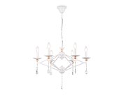 Подвесная люстра белый E14/6 max 40W D660*880 Ambrella light TR9596/6 WH