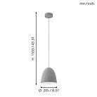 Подвесной светильник Eglo 92521 Pratella