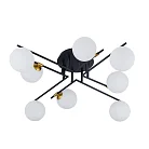 Потолочная люстра Arte Lamp A2243PL-8BK GEMINI