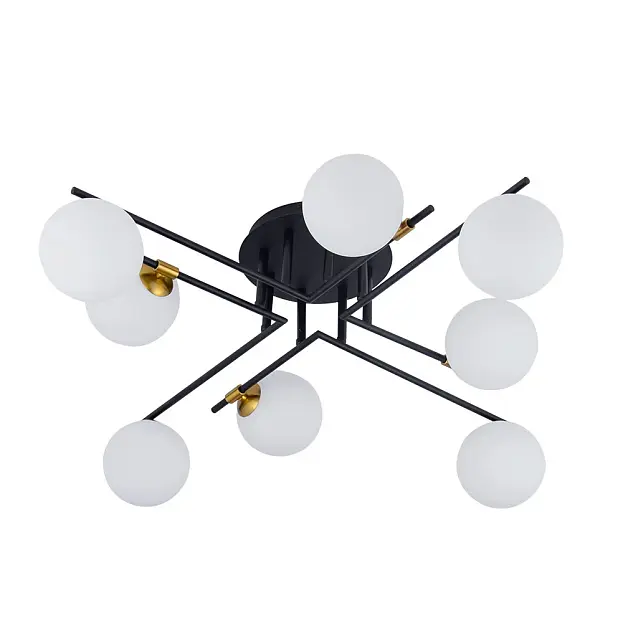 Потолочная люстра Arte Lamp A2243PL-8BK GEMINI