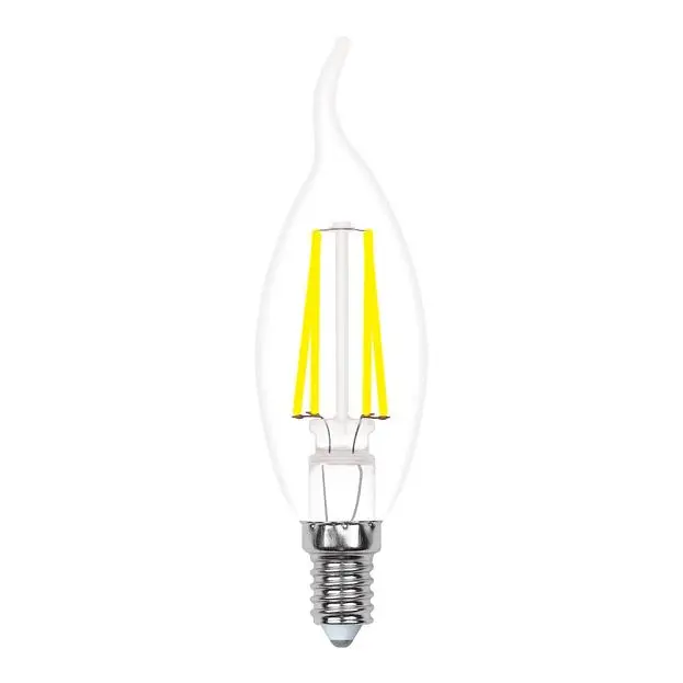 Лампочка светодиодная Uniel LED-CW35-5W/WW/E14/CL/MB GLM10TR картон Лампочка светодиодная Uniel LED-CW35-5W/WW/E14/CL/MB GLM10TR картон