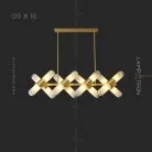 Реечный, рядный светильник LIESEL LONG 16 ламп Lampatron 6601-18029