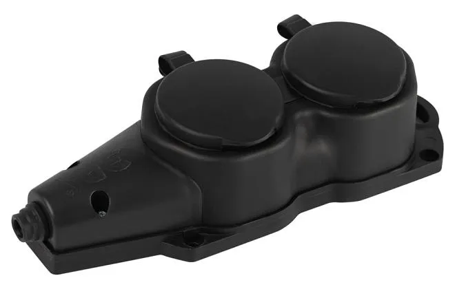 Розеточные блоки, удлинители ЭРА KX-2e-B-IP44