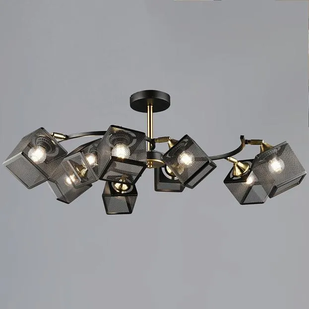 Потолочная люстра Reluce 60660-0.3-09 BK+COP