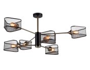 Подвесная люстра бронза/черный E27/6 max 40W D950*375 Ambrella light TR80172/6 SB/BK
