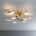 Потолочная люстра RISOR C 8 плафонов. Lampatron 3299-8162