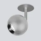 Встраиваемый светильник Elektrostandard 9926 LED 12W 4200K серебро Ball a053739