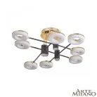 Потолочная люстра Arte Milano 271399/8 BK/GD Ferrara-71399
