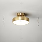 Потолочный светильник TENN C Размер S. Цвет Латунь Lampatron tenn-c-s-brass 3147-7791