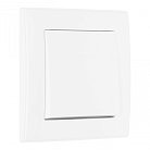 Выключатель одноклавишный с рамкой белый пластик SET06-1-30-1 white Arte Milano SET06-1-30-1 white