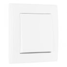 Выключатель одноклавишный с рамкой белый пластик SET06-1-30-1 white Arte Milano SET06-1-30-1 white