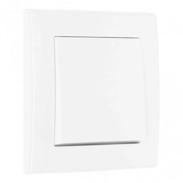 Выключатель одноклавишный с рамкой белый пластик SET06-1-30-1 white Arte Milano SET06-1-30-1 white Выключатель одноклавишный с рамкой белый пластик SET06-1-30-1 white Arte Milano SET06-1-30-1 white