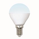 Лампочка светодиодная Uniel LED-G45-6W/NW/E14/FR/MB PLM11WH картон