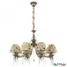 Люстра с абажурами APL LED APL2231053/8B AB