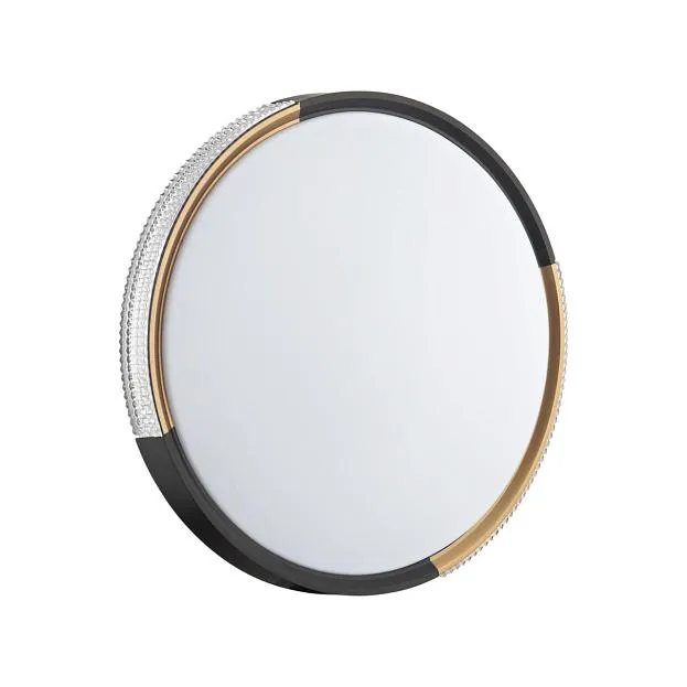 Светильник пластик/черный/золотистый LED 76Вт 3000/4000/6000K D490 IP43 Sonex 7629/ELN VELIO