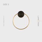 Бра WOLKE WALL Размер S. Цвет Латунь Lampatron f-wolke-wall-s-brass 7351-20239