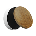 Настенный светодиодный светильник Ledron UFO G2 Wooden White-Black