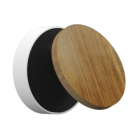 Настенный светодиодный светильник Ledron UFO G2 Wooden White-Black