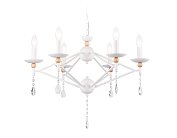 Подвесная люстра белый E14/6 max 40W D660*880 Ambrella light TR9596/6 WH
