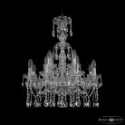 Люстра хрустальная Bohemia Ivele Crystal  1413/8+4/200/XL-66 Ni