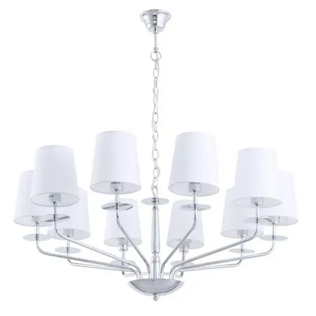 Подвесная люстра ARTE Lamp A1048LM-10CC EDDA Подвесная люстра ARTE Lamp A1048LM-10CC EDDA