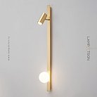 Бра CURD Цвет Латунь Lampatron curd-brass 6900-20629
