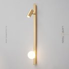 Бра CURD Цвет Латунь Lampatron curd-brass 6900-20629