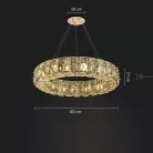 Кольцевые люстры и светильники TAKI R Цвет Золото Lampatron 8361-22871