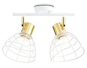 Настенно-потолочный спот Ambrella light TR8601/2 WH/GD