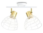 Настенно-потолочный спот Ambrella light TR8601/2 WH/GD