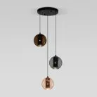 Подвесной светильник Eurosvet 50258/3 LED дымчатый/ бежевый/ шоколад a064554 Cobble