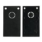 Боковая заглушка для накладного/подвесного магнитного шинопровода iLEDEX TECHNICAL END CAP 4822-025-BK (2 шт) VISION48/22