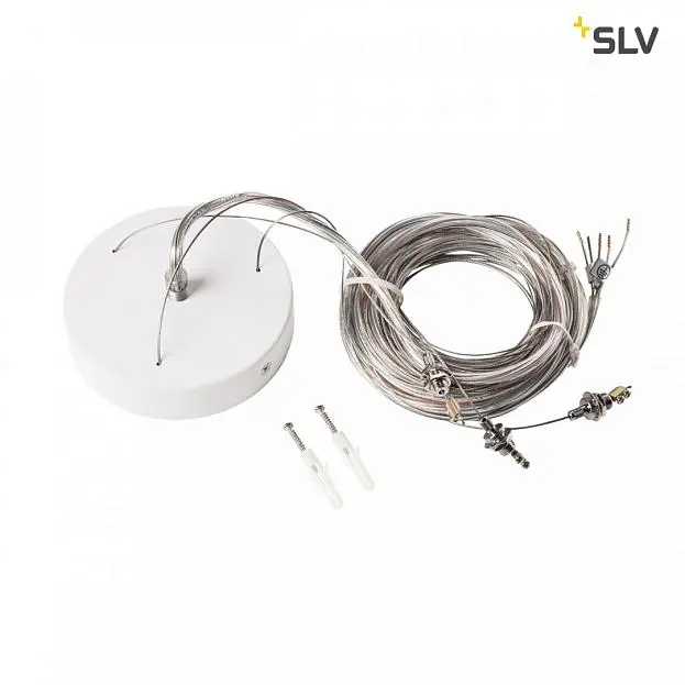 подвес 30/60/90 LED, 5м, 5-жильный, белый SLV 1001950 MEDO подвес 30/60/90 LED, 5м, 5-жильный, белый SLV 1001950 MEDO