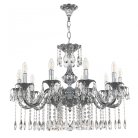 Люстра с хрустальными подвесками Bohemia Ivele Crystal AL79101/10/250 A Ni AL7901