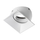 Вставка квадратная поворотная к 07505x/07507x с углом наклона 30G и вращением на 360G БЕЛЫЙ МАТОВЫЙ Lightstar 075246 STELLA BASE