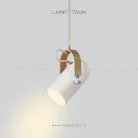 Подвесной светильник BULLET WOOD Цвет белый. Lampatron 2568-5991