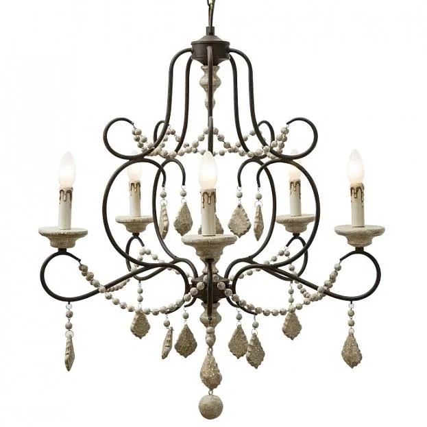 Подвесная люстра Wood Myst chandelier ImperiumLoft 147802-22 40.2628-1