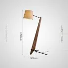 Торшер CLETUS Цвет темное дерево Lampatron cletus-darkwood 9029-25689