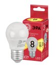 Лампочка светодиодная ЭРА ECO LED P45-8W-827-E27