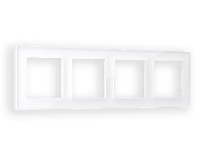Рамка Platos (Белый Стекло органическое) 4-ая Ambrella Volt AF330104 ALFA Рамка Platos (Белый Стекло органическое) 4-ая Ambrella Volt AF330104 ALFA