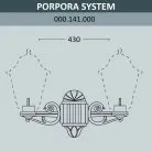 Консоль для паркового фонаря FUMAGALLI PORPORA SYS 000.141.000.A0