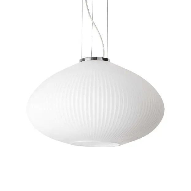 Подвесной светильник Ideal Lux 264523 PLISSE' SP1 D45 CROMO Подвесной светильник Ideal Lux 264523 PLISSE' SP1 D45 CROMO