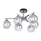 Люстра потолочная с плафонами Arte Milano 339354/6 CR+BK Napoli