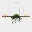 Реечный, рядный светильник GRO LONG 2 плафона Lampatron f-gro-long-2 8482-23366