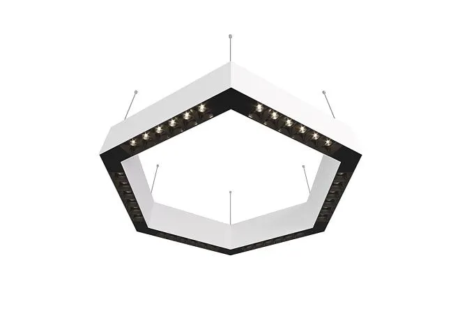 Подвесной светодиодный светильник 0,5м 36Вт 34° Donolux dl18515s111w36.34.500bb Eye-hex Подвесной светодиодный светильник 0,5м 36Вт 34° Donolux dl18515s111w36.34.500bb Eye-hex