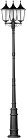 Наземный фонарь Oasis Light 79710LB/E7 02 Bl ALBORG L