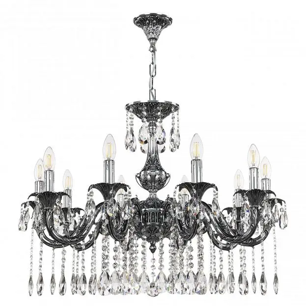 Люстра с хрустальными подвесками Bohemia Ivele Crystal AL79101/10/250 A NB AL7901