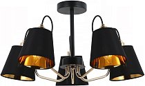 Потолочная люстра ILLUMICO IL6120-5COU-79 BK GD