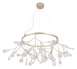 Светильник подвесной Crystal Lux EVITA SP45 D GOLD/TRANSPARENT 1692/245D
