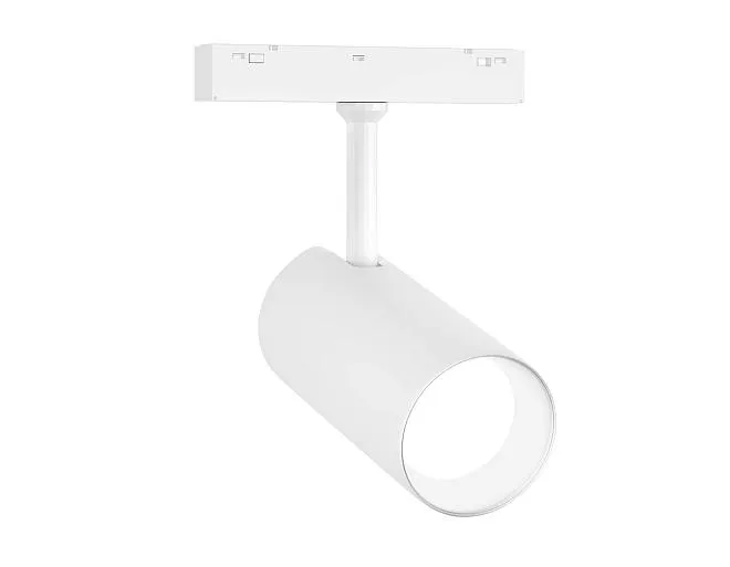 Трековый светильник белый IP20 15W 3CCT 3000-6000K SMART 48V 24° D55*120 Ambrella light GL4420 WH track system
